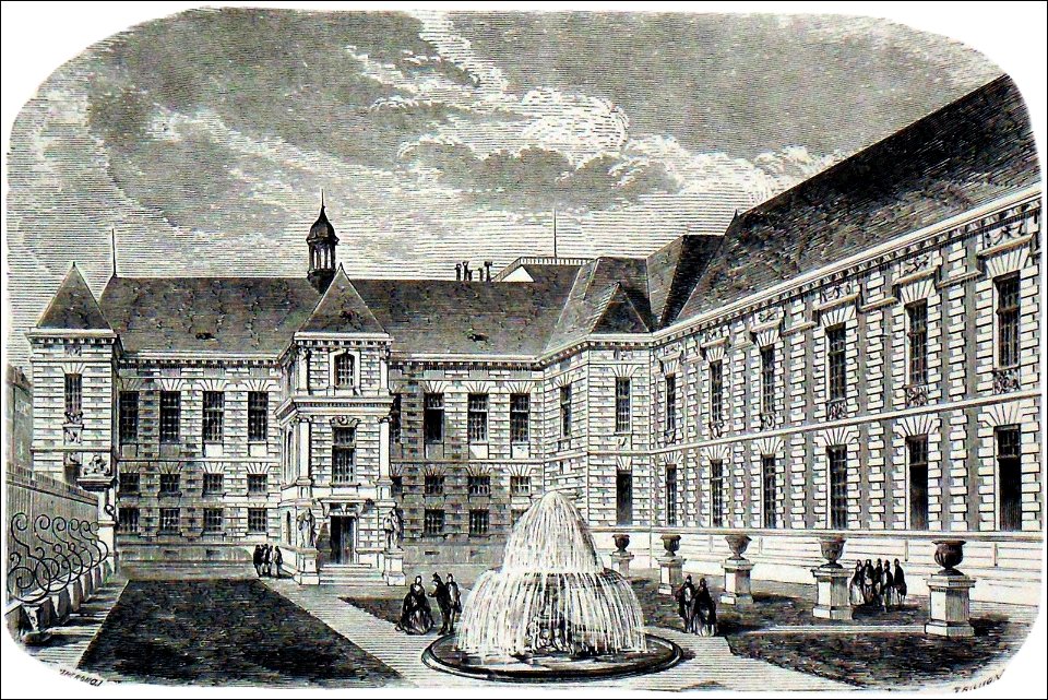 Jardin du quadrillatère Richelieu, rue Vivienne