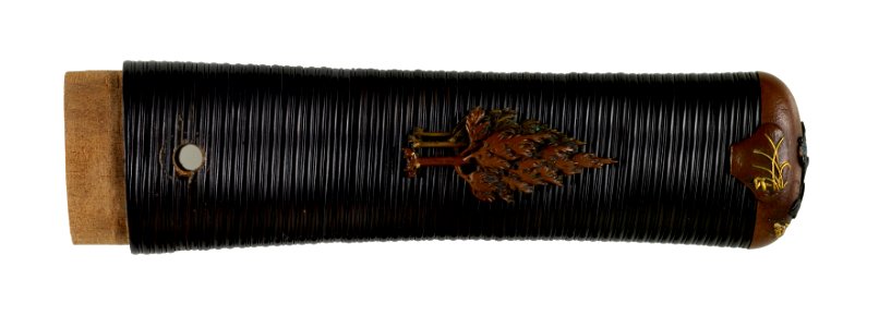 Japanese - Tsuka with Fox and Trees - Walters 5112623B