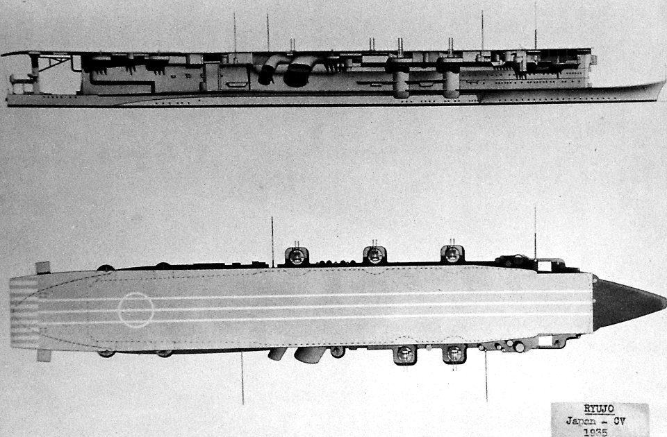Japanese aircraft carrier Ryujo, diagrams, 1935 (26878695392)