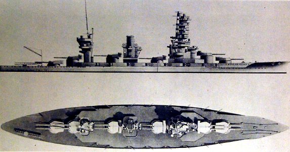 Japanese battleship Fuso, diagrams, 1938 (26367552384)