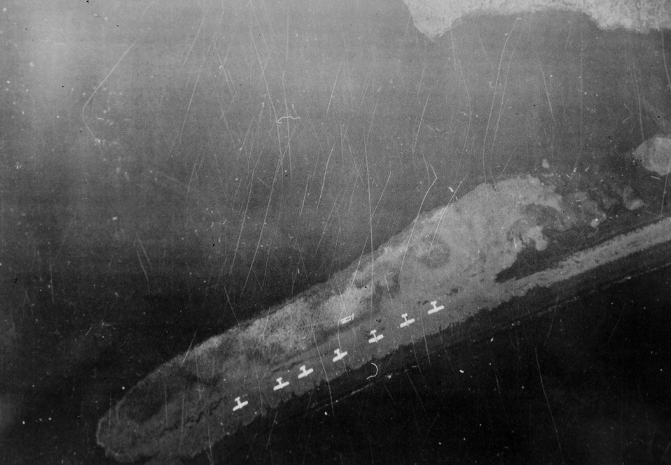 Japanese decoy aircraft on Kiska in June 1942