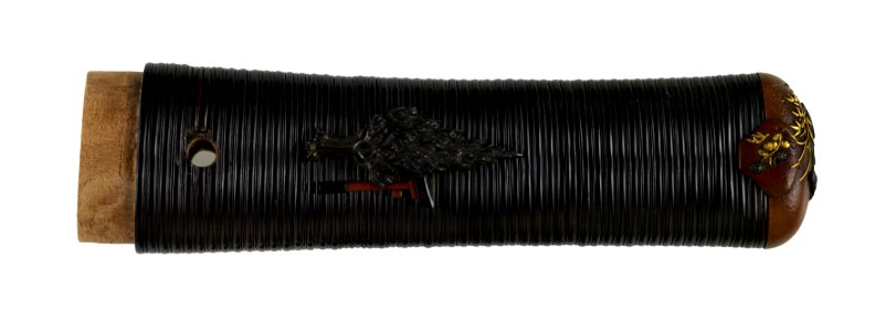 Japanese - Tsuka with Fox and Trees - Walters 5112623B - Back