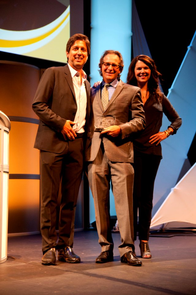 Jason Katims, Lauren Graham, and Ray Romano (18365600641)