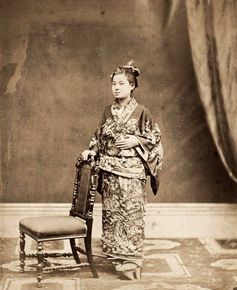 Japanese Woman by Lai Afong