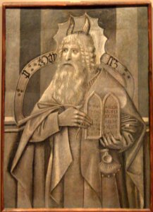 Jaume Hughet - Compartiment del revers de la predel·la de Santa Maria de Ripoll- Moisès