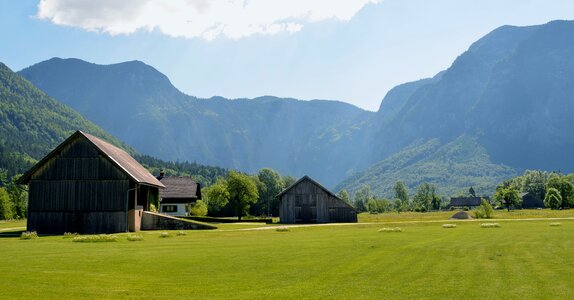 Nice landscape blue sky photo