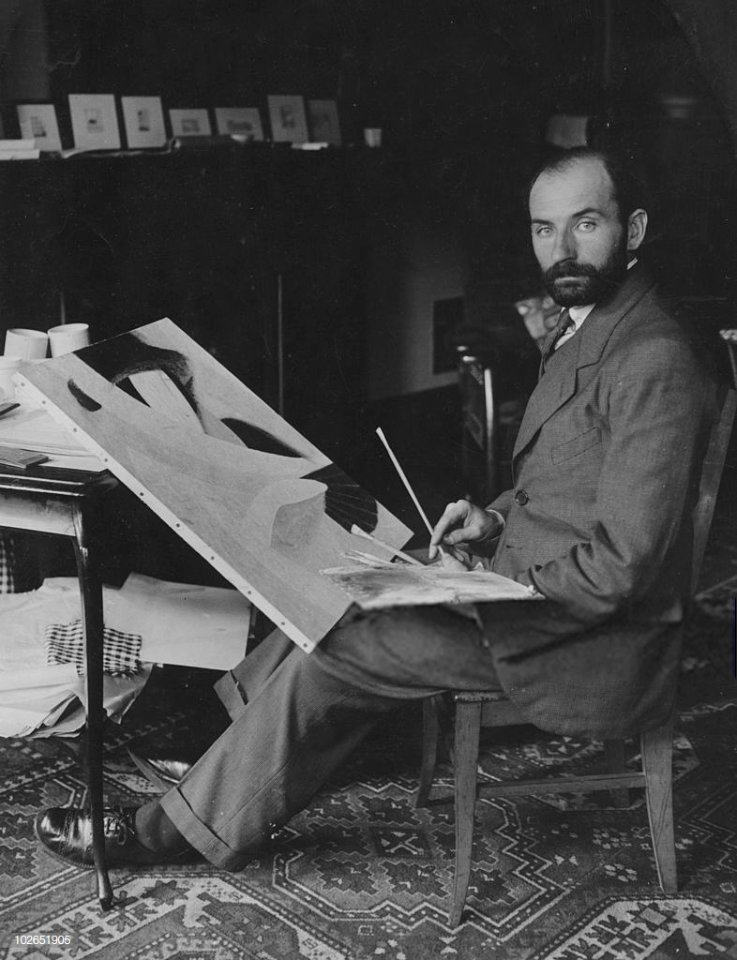 Jean Crotti, New York, circa 1915. (Photo by Paul Thompson)