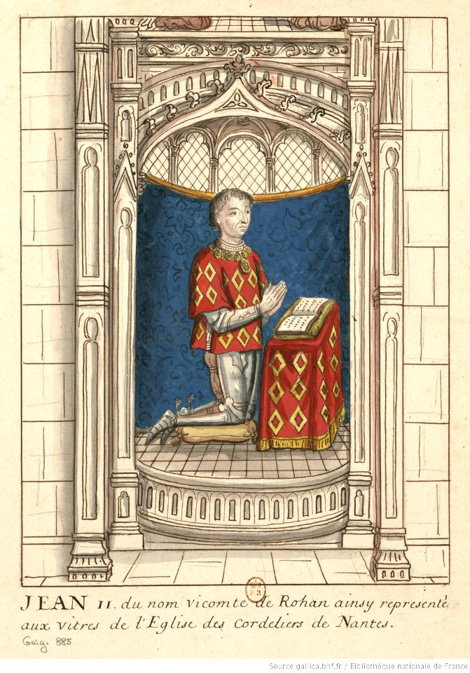 Jean II de Rohan vitrail Nantes