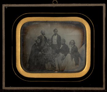 Jean-Gabriel Eynard (Swiss - (Group portrait of eight including M. & Mme. Eynard) - Google Art Project