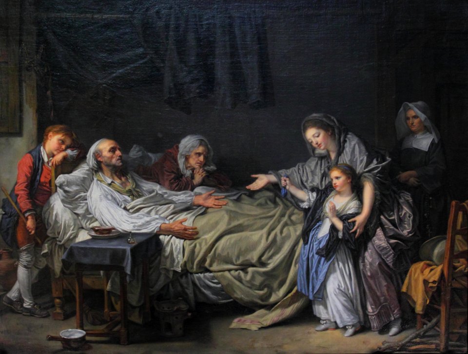 Jean-Baptiste Greuze - La Dame de charité