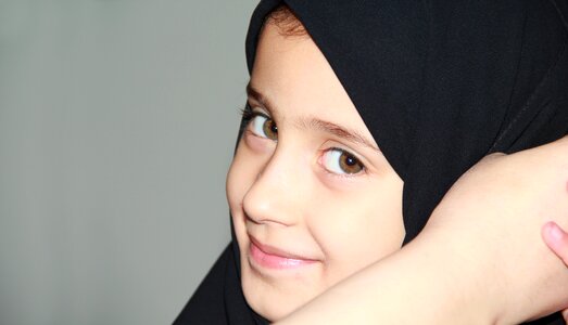 Cute portrait children