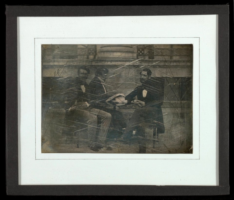 Jean-Gabriel Eynard (Swiss - (Group portrait of three men) - Google Art Project