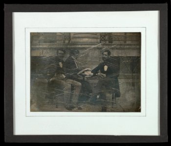 Jean-Gabriel Eynard (Swiss - (Group portrait of three men) - Google Art Project