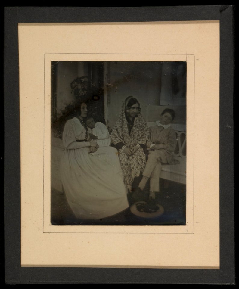 Jean-Gabriel Eynard (Swiss - (Group portrait of two mothers and two children) - Google Art Project