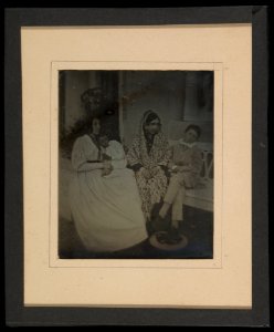 Jean-Gabriel Eynard (Swiss - (Group portrait of two mothers and two children) - Google Art Project