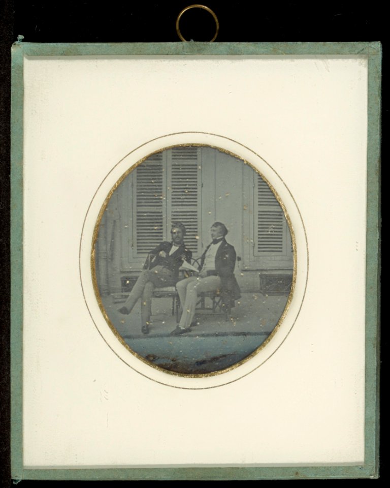 Jean-Gabriel Eynard (Swiss - (Portrait of Jean-Gabriel Eynard and an unidentified man) - Google Art Project
