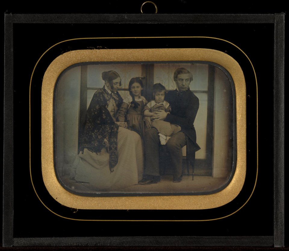 Jean-Gabriel Eynard (Swiss - (Portrait of The Regny family at Beaulieu) - Google Art Project