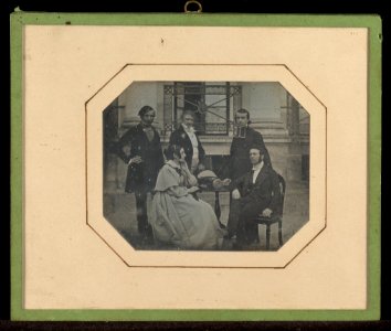 Jean-Gabriel Eynard (Swiss - (Group portrait of five members of the Circle of Eynard-Lullin) - Google Art Project