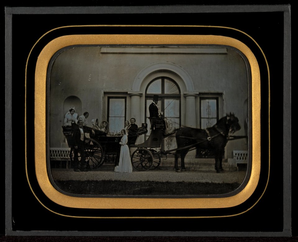 Jean-Gabriel Eynard (Swiss - Carriage with Figures - Google Art Project