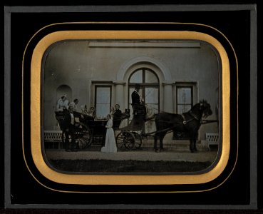 Jean-Gabriel Eynard (Swiss - Carriage with Figures - Google Art Project