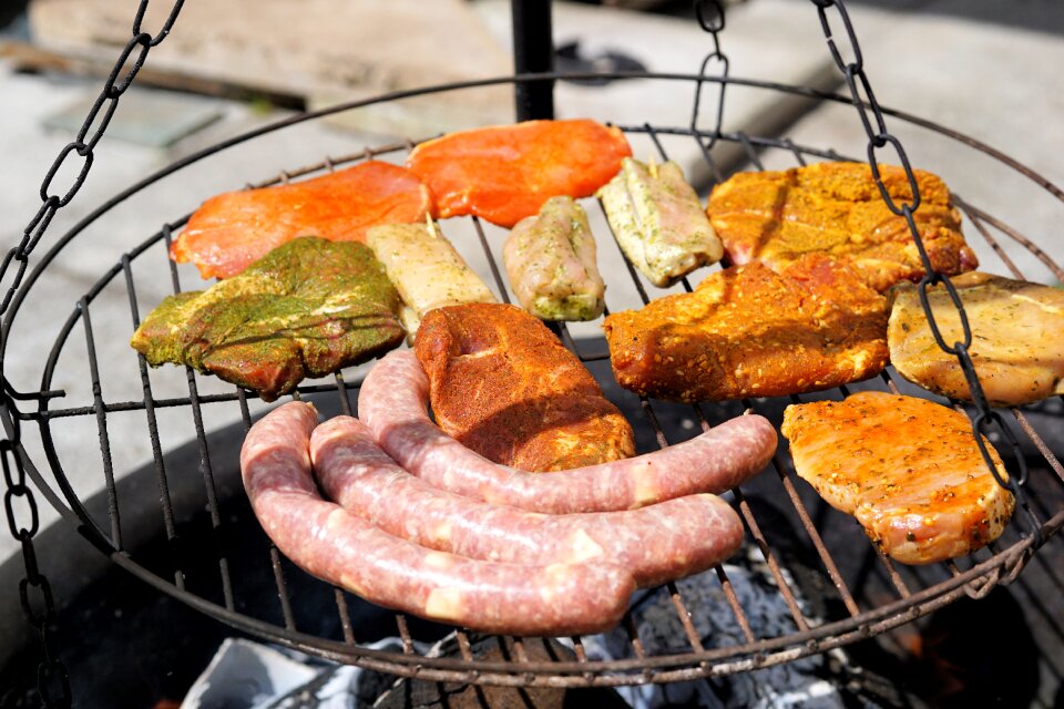 Barbecue steak tasty