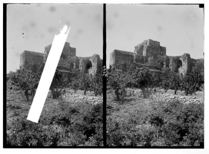 Jebeil (Biblos). The Crusader castle. A close up LOC matpc.02846