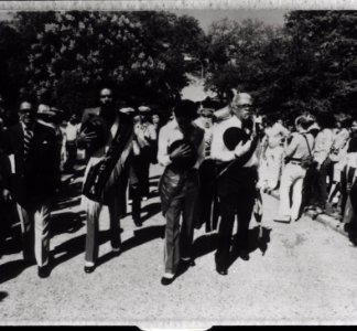 Jazz Funeral for New Orleans Marine Hospital 1981 Grand Marshalls A18315 photo