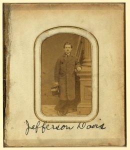 Jefferson Davis - Wm. S. Pendleton, photographer, no. 5 Chatham Square, N.Y. LCCN2010652114