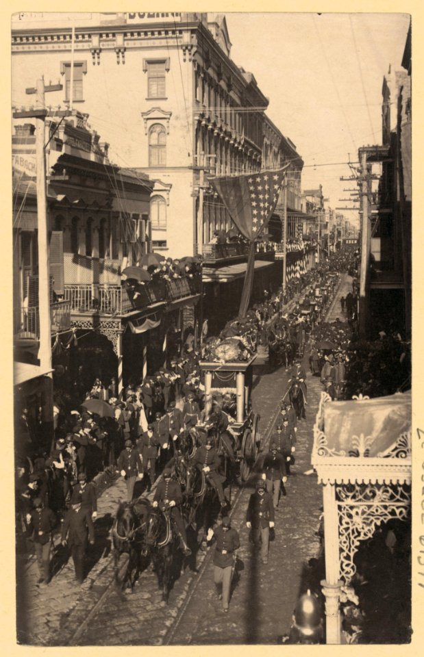 Jefferson Davis funeral in New Orleans, La. LCCN2005680086