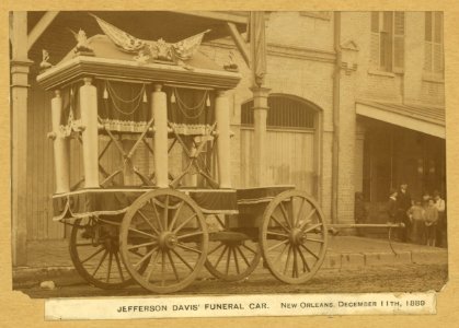 Jefferson Davis' funeral car, New Orleans, December 11th, 1889 LCCN2009633723
