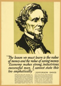 Jefferson Davis, bust-length portrait, facing right) - E. Hor(... LCCN2009633725