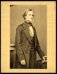 Jefferson Davis, three-quarter length portrait, facing right LCCN2004673617