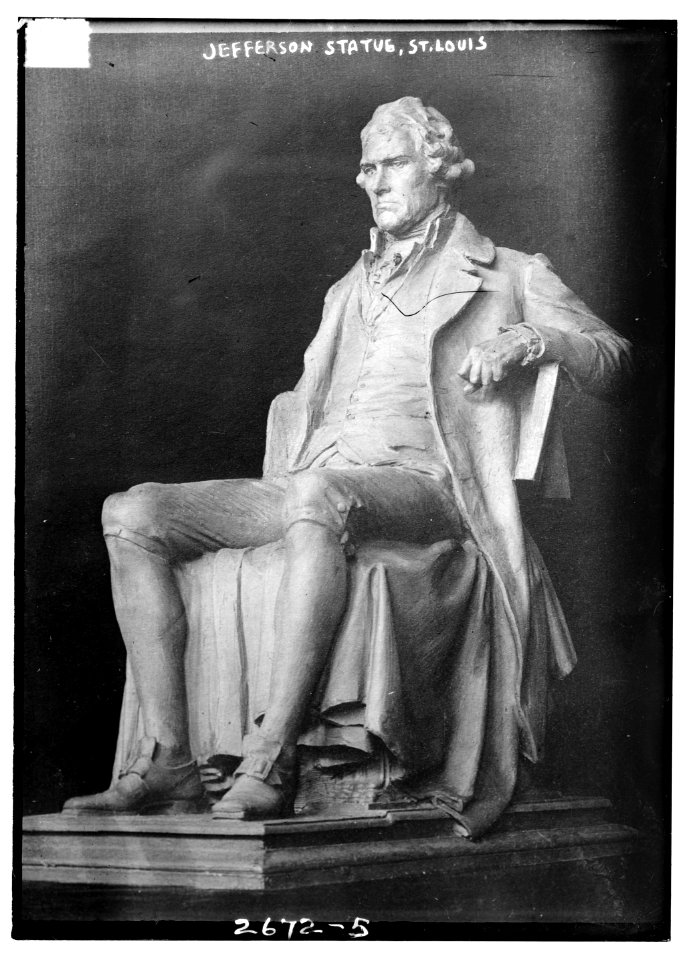 Jefferson Statue, St. Louis, Mo. LCCN2014692841
