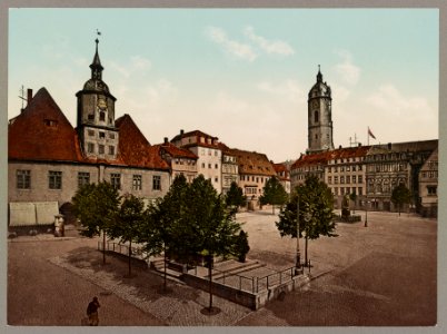 Jena. Marktplatz & Bismarckbrunnen LOC ppmsca.52574