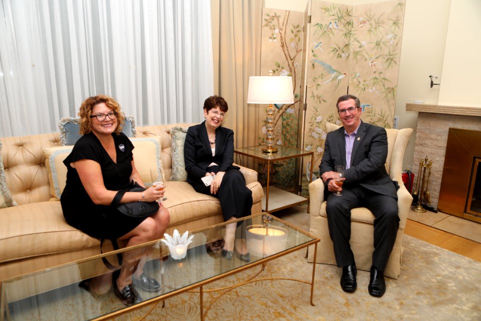 Jennifer Glanville, Robin Quinville, and Bob Pease, 2019
