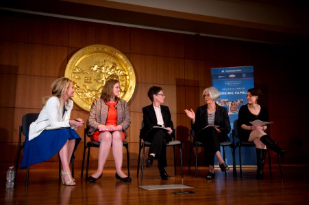 Jennifer Siebel Newsom, Julia Parish, Donna Levitt, Judy Patrick and Vicki Shabo, 2014