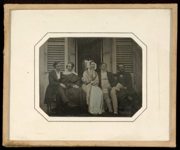 Jean-Gabriel Eynard (Swiss - (Group portrait of five) - Google Art Project
