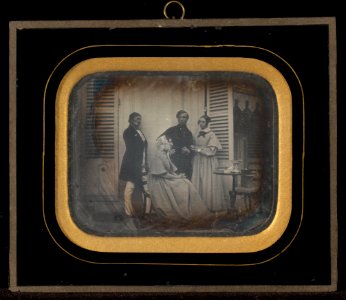 Jean-Gabriel Eynard (Swiss - (Group portrait of M. and Mme. Eynard with M. and Mme. Regny, Paris, France) - Google Art Project