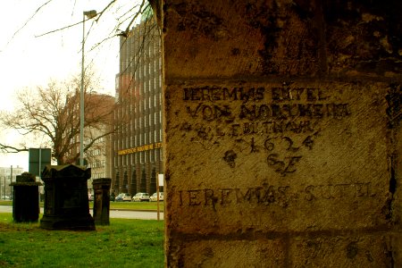 Jeremias Sutel Inschrift an der Nikolaikapelle Hannover an der Goseriede