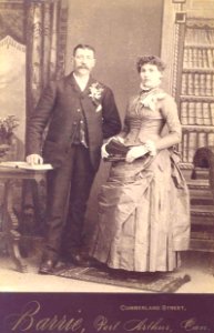 Jergen & Annie Rudi c 1890 photo