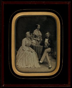 Jean-Gabriel Eynard (Swiss - Portrait of Jean Gabriel and Anne-Charlotte-Adélaide Eynard with Madame Charrière - Google Art Project