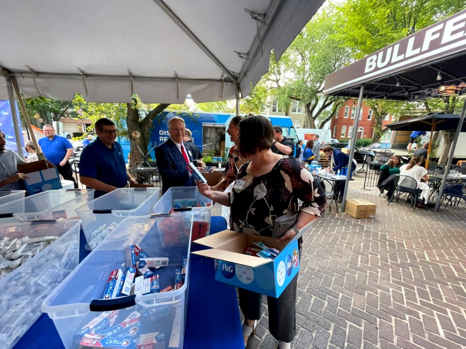 Jerry Carl at Procter Gamble Pack a Relief Kit Event - 2021-09-30