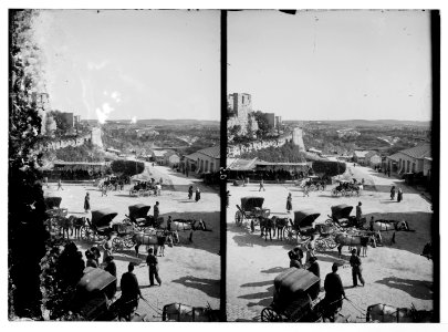 Jerusalem (El-Kouds), approach to the city. Plain of Rephaim from the Jaffa Gate LOC matpc.07561