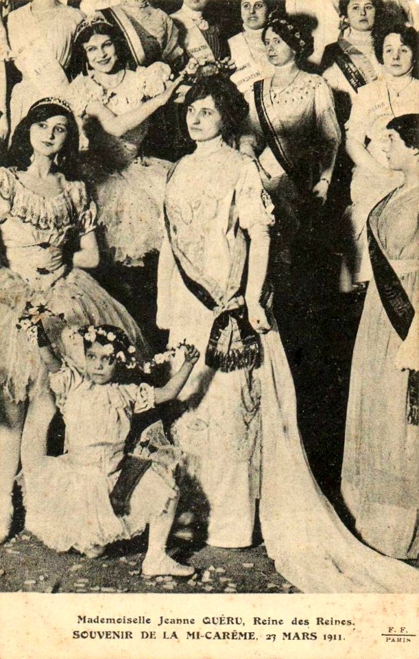 Jeanne Quéru Reine des Reines de Paris 1911