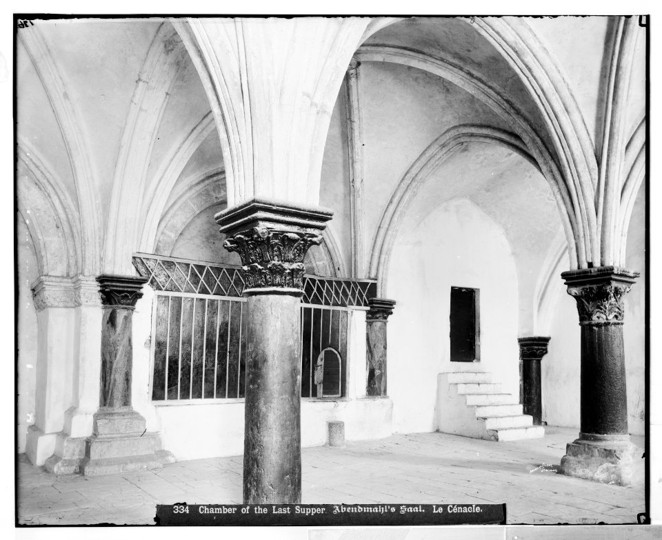 Jerusalem (El-Kouds). Chamber of the Last Supper LOC matpc.06559