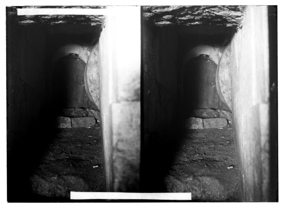Jerusalem (El-Kouds), approach to the city. Rolling stone in Tomb of Mariamne LOC matpc.05008