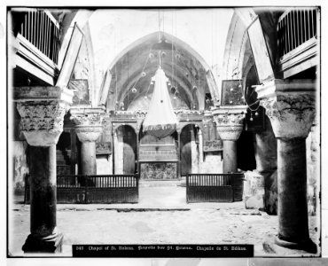 Jerusalem (El-Kouds). Chapel of St. Helena, Church of Holy Sepulchre LOC matpc.06581