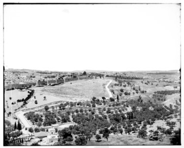 Jerusalem (El-Kouds). (Jerusalem from the Mount of Olives) LOC matpc.06729