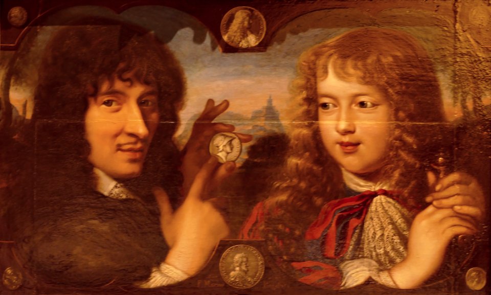 Jean Varin et Louis XIV enfant 1654