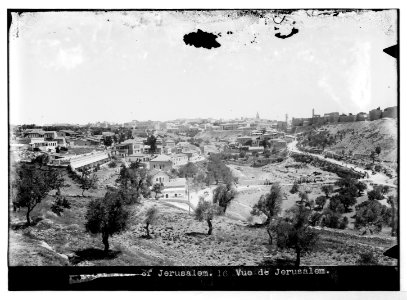 Jerusalem (El-Kouds). First view of Jerusalem from the south LOC matpc.07473